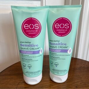 eos Sensitive Skin Shave Cream 24-Hours Skin-Softening, 7 oz - 2 pack